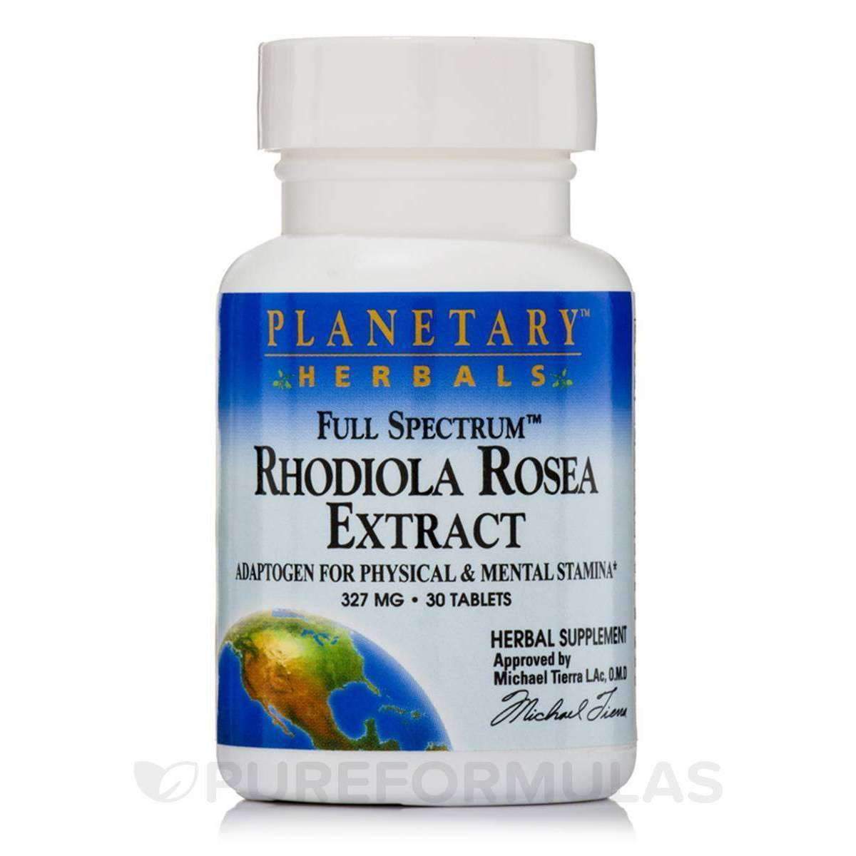 Rhodiola Rosea Extract 327mg 30 Tablets