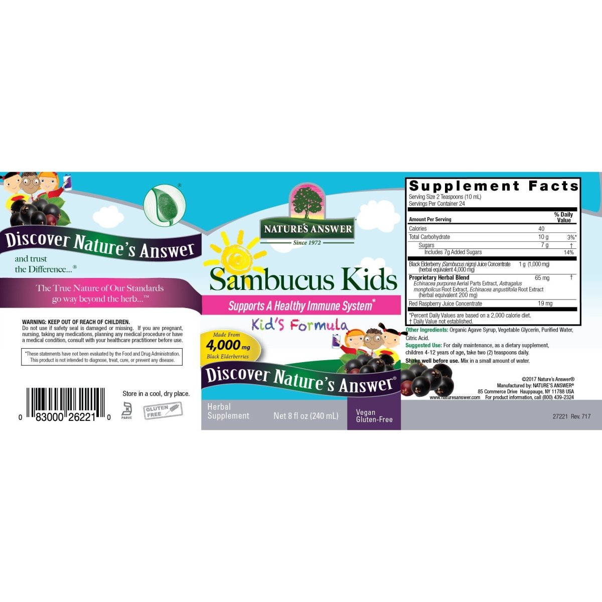 Sambucus for Kids 8 Oz