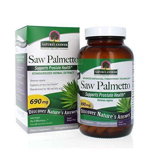 Saw Palmetto Standarized Herbal Extract - 690 mg - 120 Vegetarian Capsules