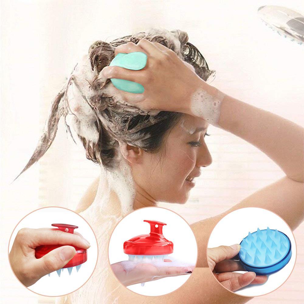 Silicone Shampoo Scalp Brush Hair