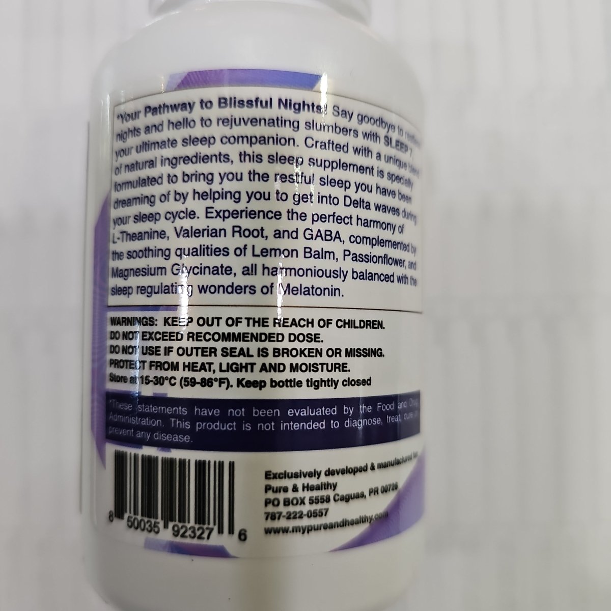 Sleep 7 - Natural Sleep Support - 60 VCap