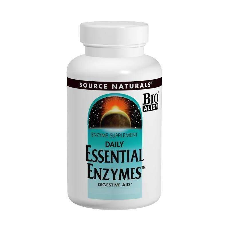 Source Naturals - Essential Enzymes -Digestive Aid - 500mg 60 Capsules