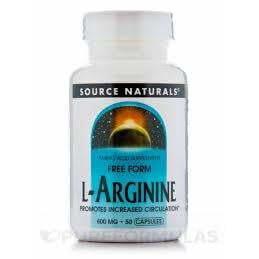 Source Naturals L-Arginine 500mg, 50 Capsules
