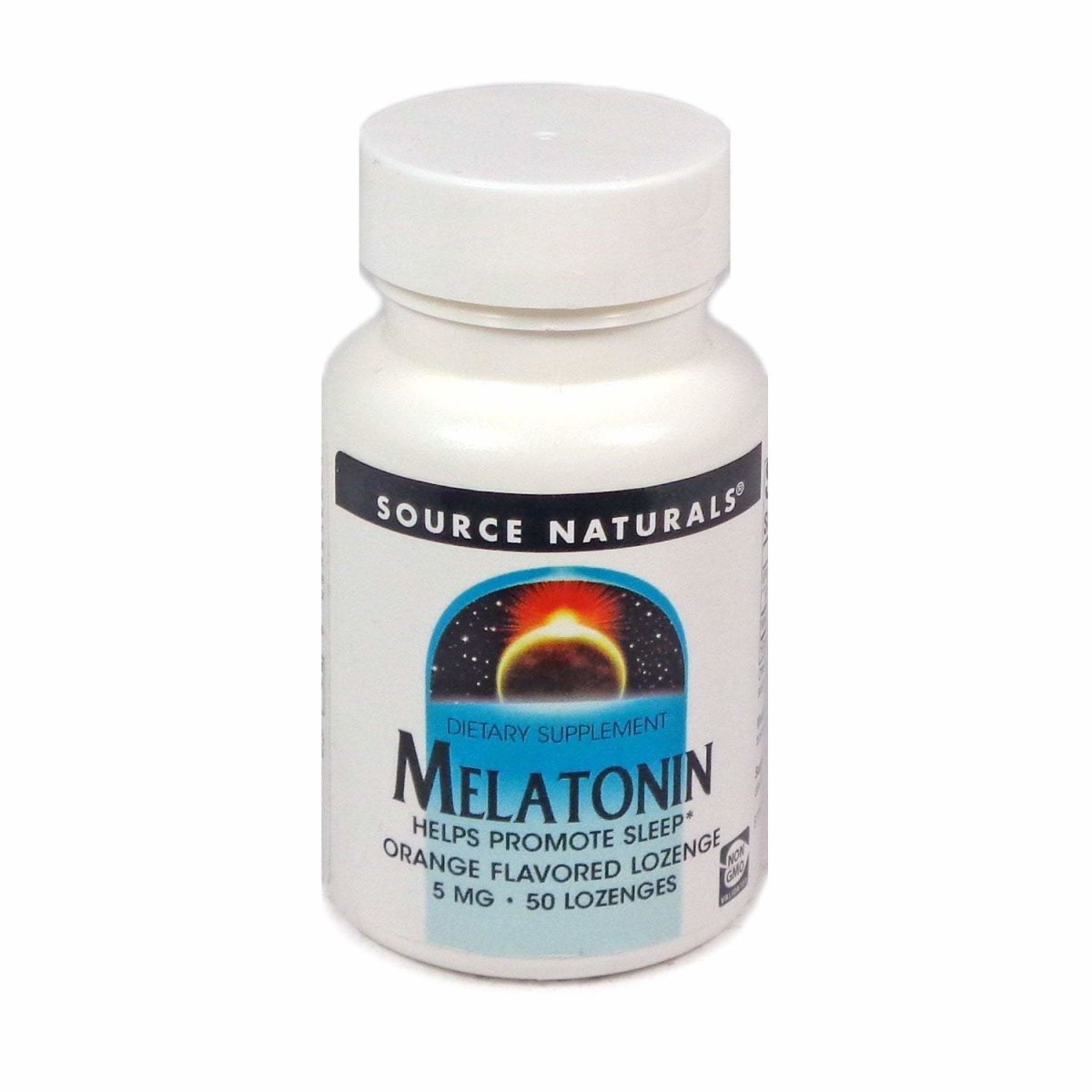 Source Naturals Melatonin 5mg, Orange, 50 Tablets