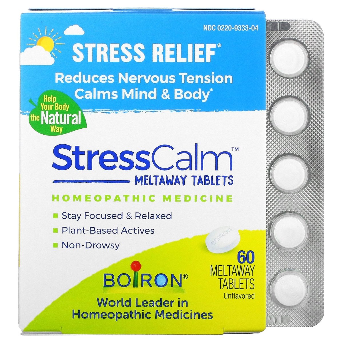 StressCalm - Stress Relief - 60 Meltaway Tablets Unflavored