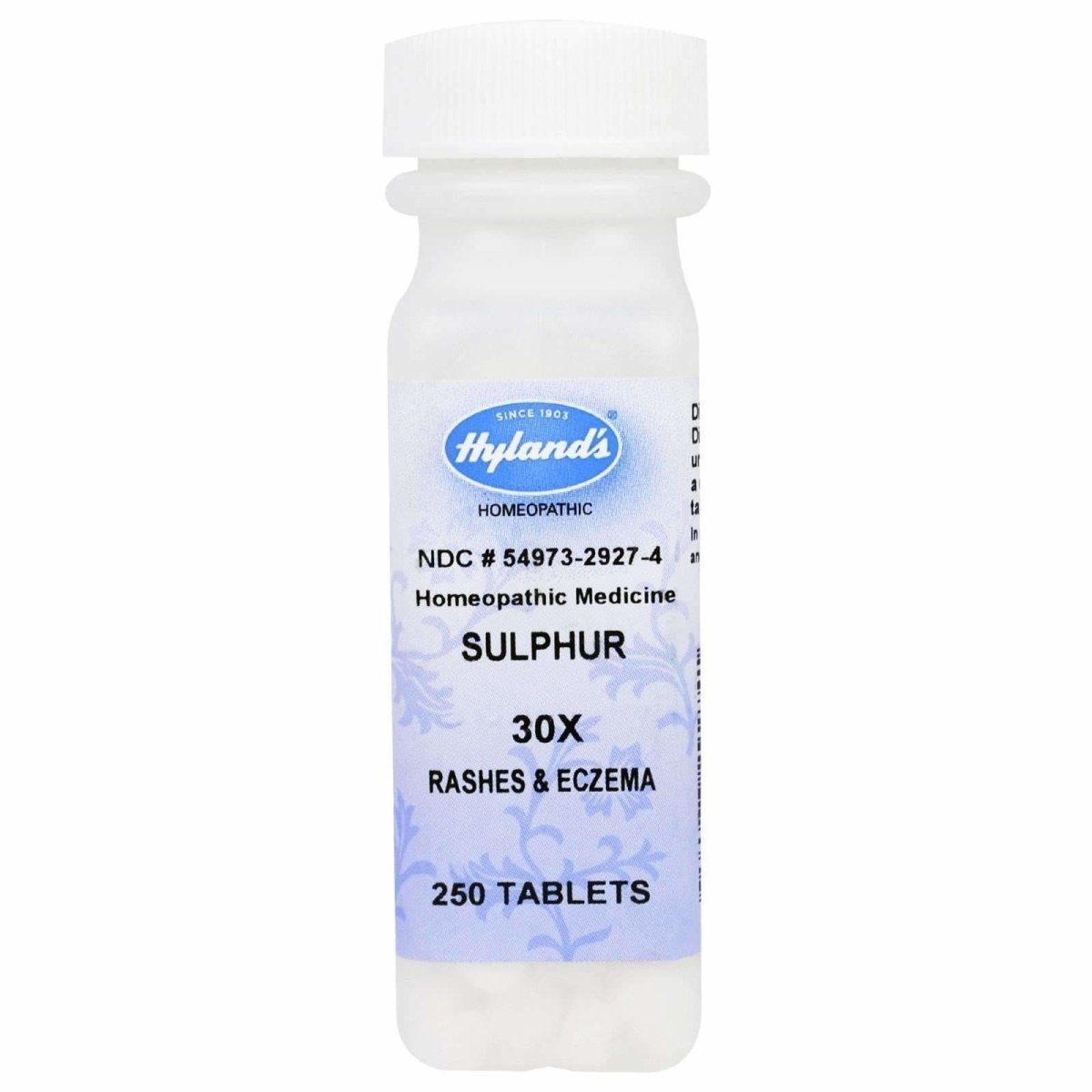 Tablet For Rash Sulfur 30x Rashes & Eczema 250 Tablets