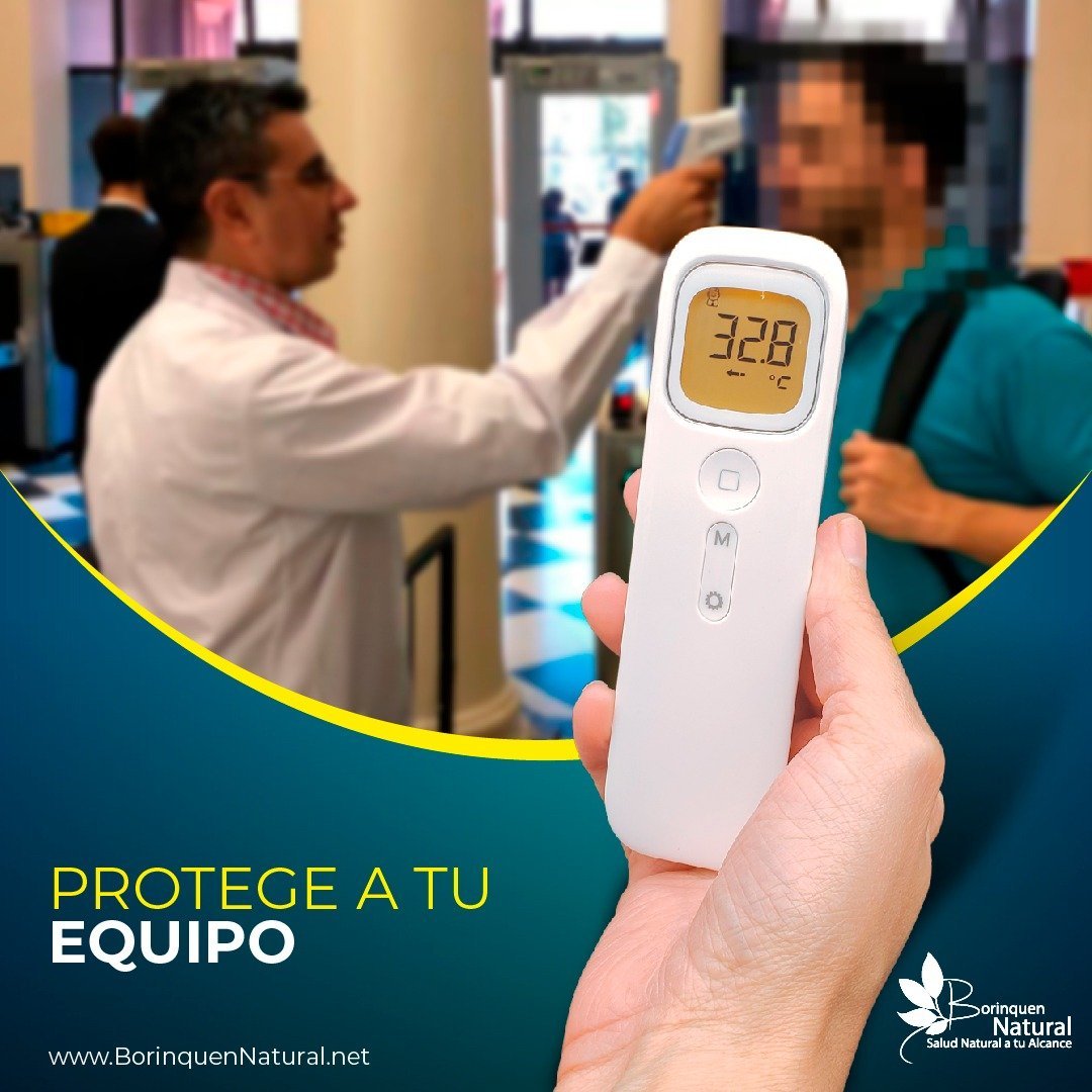 Termómetro Digital - Infrarrojo - Detector Temperaturas - No Contacto - FDA Standard