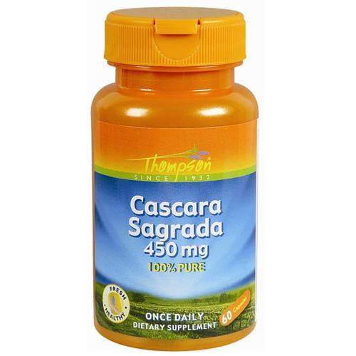 Thompson Cascara Sagrada Capsules, 450 Mg, 60 Count 