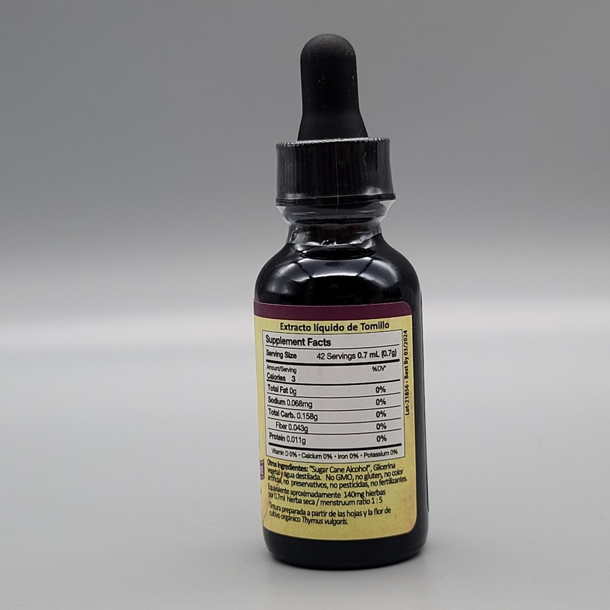 Tomillo - Liquido - Gotas - 1oz