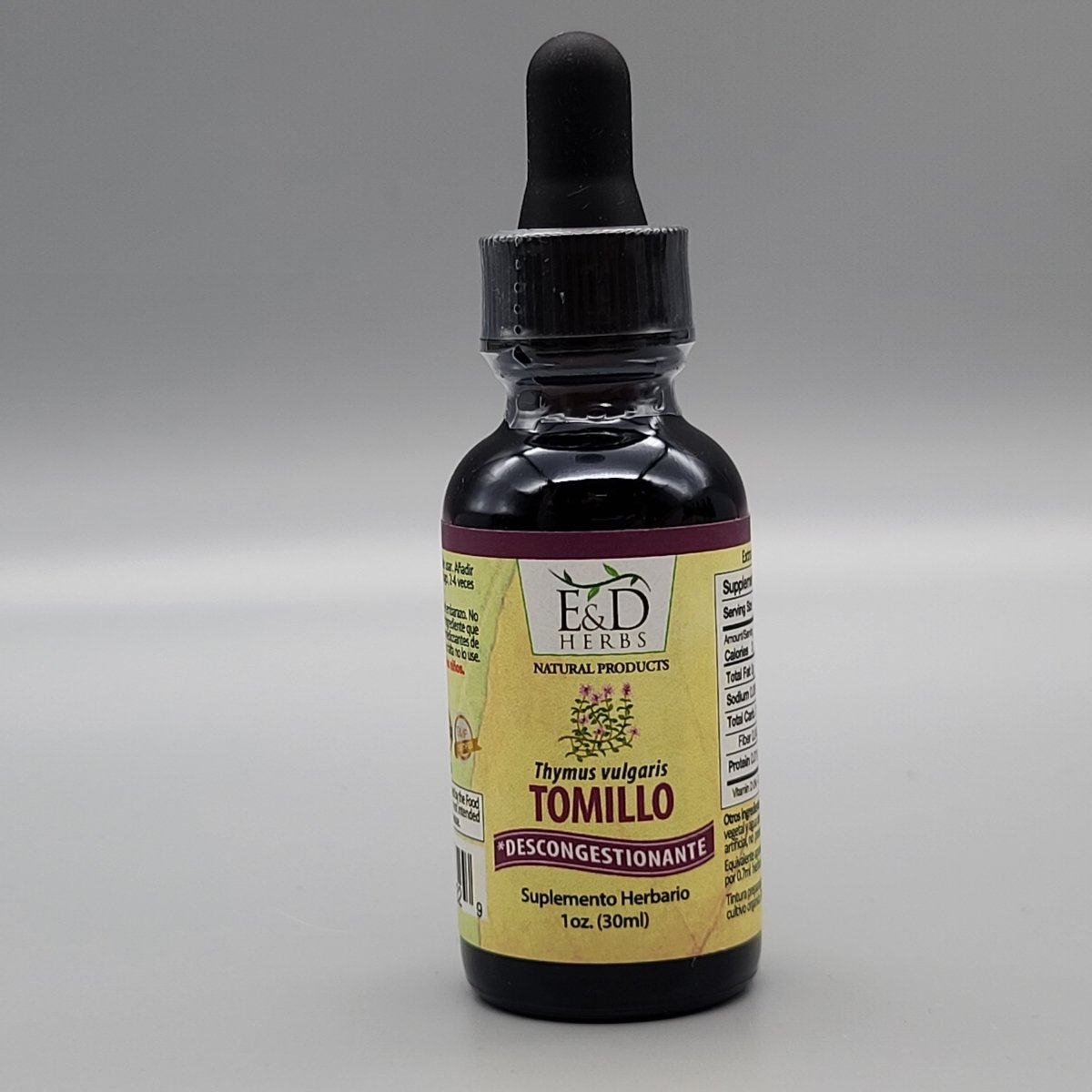 Tomillo - Liquido - Gotas - 1oz
