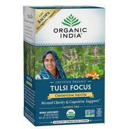 Tulsi Focus Clementine Vanilla 18 BAGS