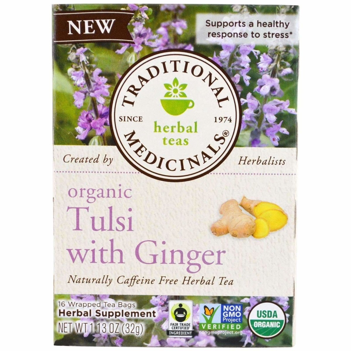 Tulsi with Ginger 16 Teabags