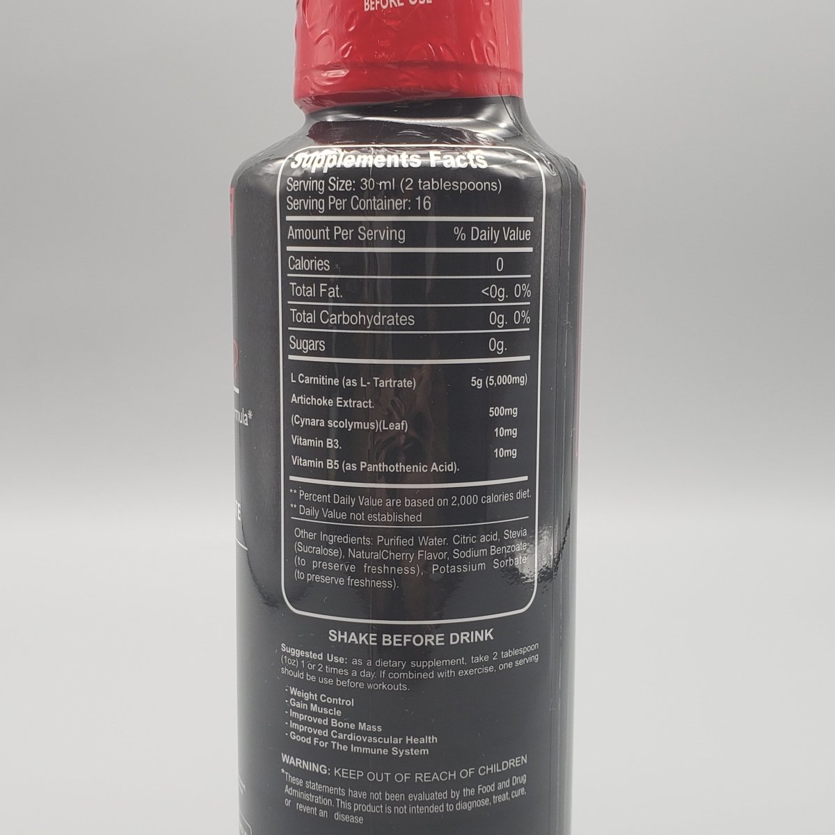 Turbo Fit Fat Metabolizer: L-Carnitina L-Tartrate 5,000mg + Alcachofa 500mg