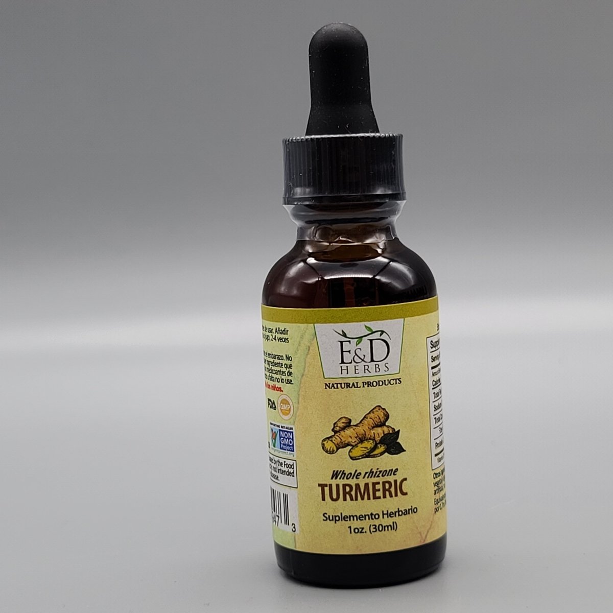 Turmeric - Gotas - Liquido - 1oz