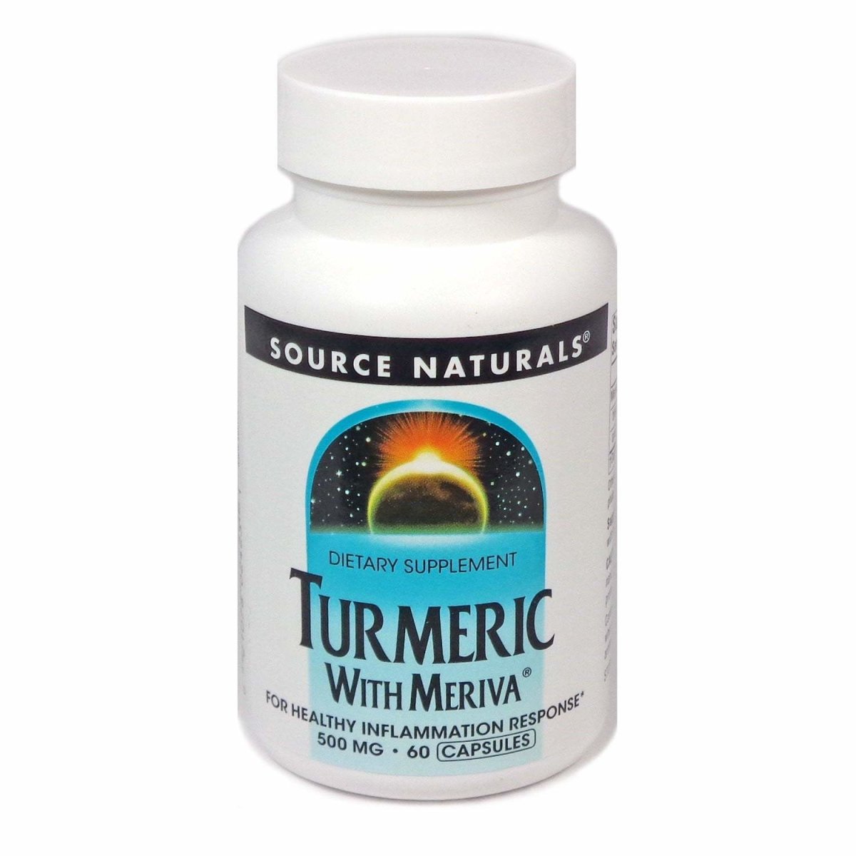 TURMERIC WITH MERIVA 500 MG, 60 CAPSULES, SOURCE NATURALS