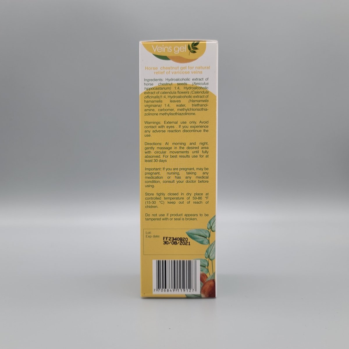 Veins Gel - Varicose Veins - Spider Veins - 2.4oz