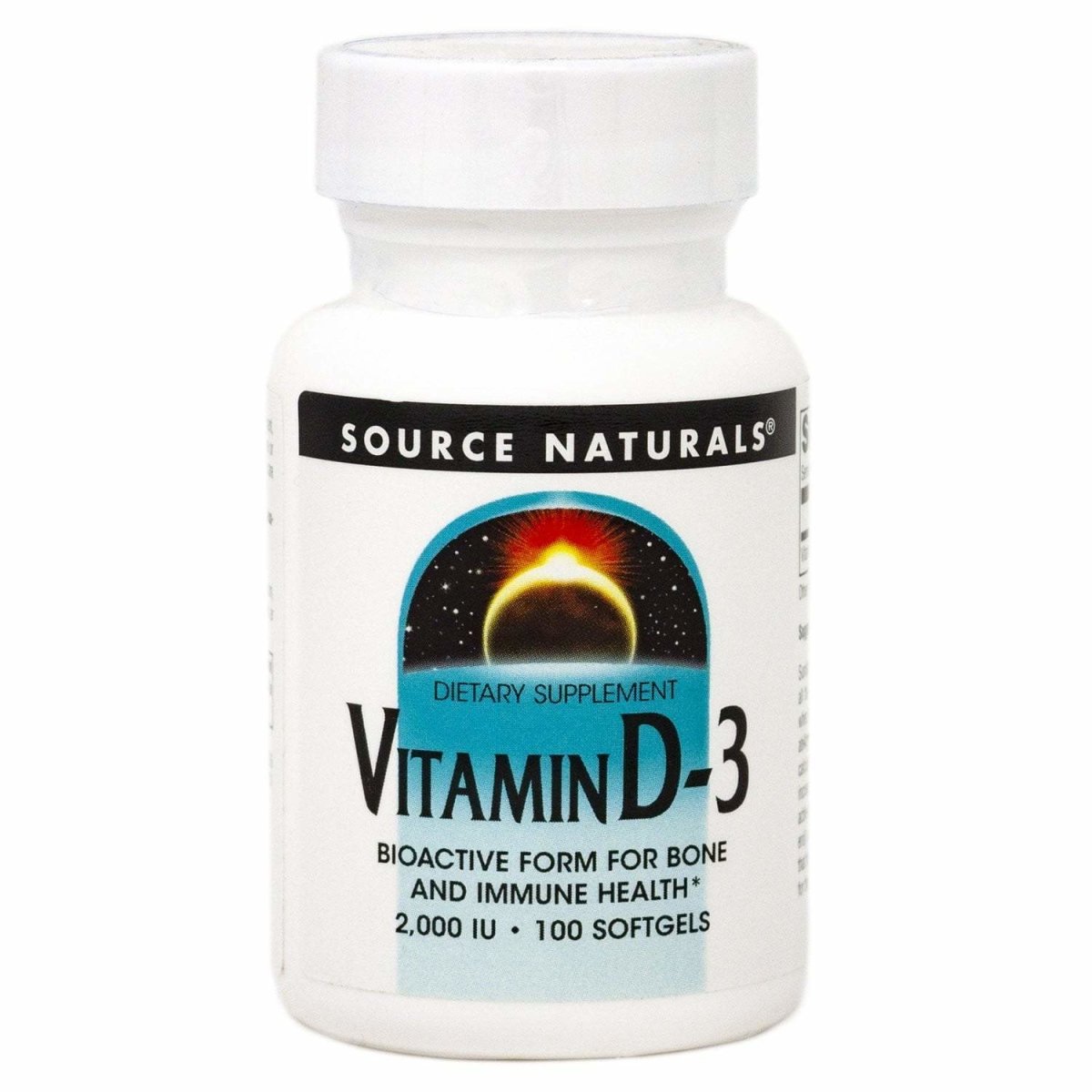 Vitamin D-3 2000IU, 100 Softgels (Pack of 2) - 021078022367
