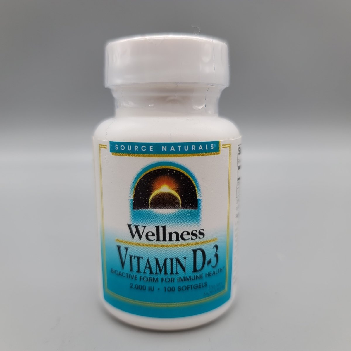 Wellness Vitamin D-3 - 2000 IU - 100 SoftGels - Source Naturals